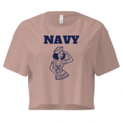 Ladies Festival Cali Crop Top Tee