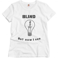 Misses Blind Tee Lt.Blue