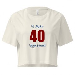 Ladies Festival Cali Crop Top Tee