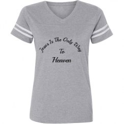 Ladies Relaxed Fit Vintage Sports Tee