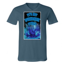 Unisex V-Neck Jersey Tee