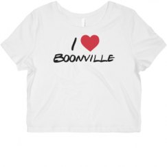 Ladies Slim Fit Crop Top Tee