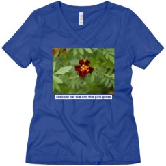 Ladies Relaxed Fit V-Neck Tee