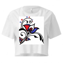 Ladies Festival Cali Crop Top Tee