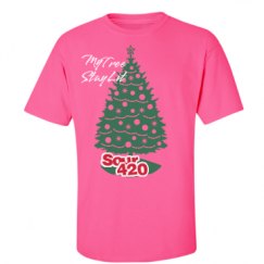 Unisex Ultra Cotton Safety Neon Crewneck Tee