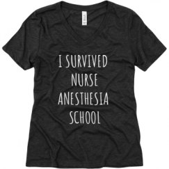 Ladies Relaxed Fit Super Soft Triblend V-Neck Tee