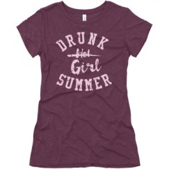 Ladies Slim Fit Super Soft Triblend Tee