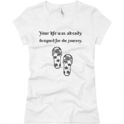 Ladies Slim Fit Basic Promo Jersey Tee