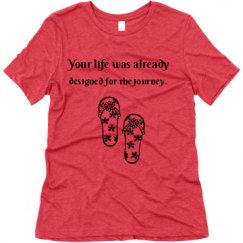 Ladies Relaxed Fit Super Soft Triblend Tee