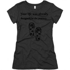 Ladies Slim Fit Super Soft Triblend Tee