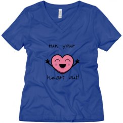 Ladies Relaxed Fit V-Neck Tee