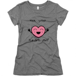 Ladies Slim Fit Super Soft Triblend Tee