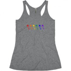 Ladies Slim Fit Super Soft Racerback Triblend Tank