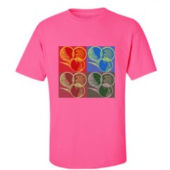 Unisex Ultra Cotton Safety Neon Crewneck Tee