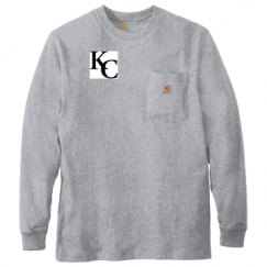 Unisex Carhartt Pocket Long Sleeve Tee