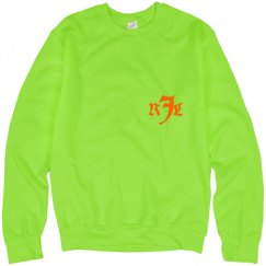 Unisex Neon Crewneck Sweatshirt