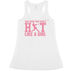 Ladies Flowy Racerback Tank