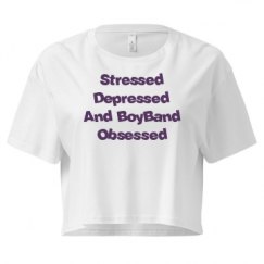 Ladies Festival Cali Crop Top Tee