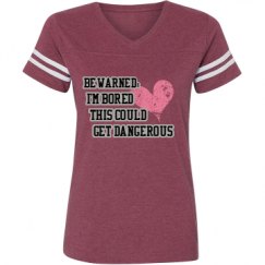 Ladies Relaxed Fit Vintage Sports Tee