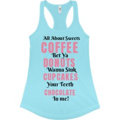 Ladies Slim Fit Racerback Tank Top