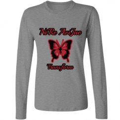 Ladies Relaxed Fit Basic Long Sleeve Tee