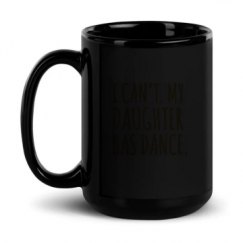 15oz Black Glossy Mug