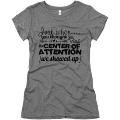 Ladies Slim Fit Super Soft Triblend Tee