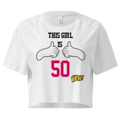 Ladies Festival Cali Crop Top Tee