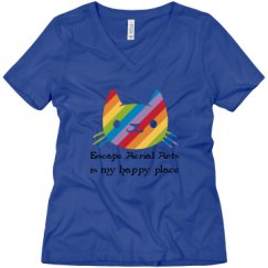 Ladies Relaxed Fit V-Neck Tee