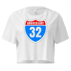 Ladies Festival Cali Crop Top Tee