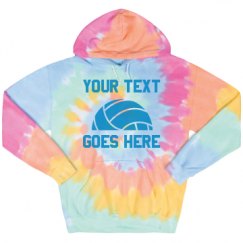 Unisex Tie-Dye Fleece Hoodie