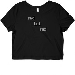 Ladies Slim Fit Crop Top Tee