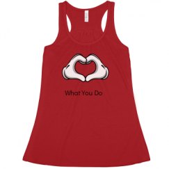 Ladies Flowy Racerback Tank