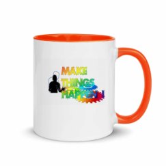 11oz Ceramic Mug with Color Inside