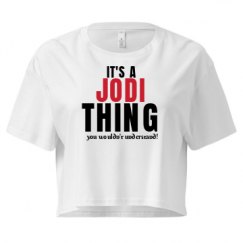 Ladies Festival Cali Crop Top Tee