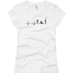 Ladies Slim Fit Basic Promo Jersey Tee