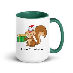 15oz Ceramic Mug with Color Inside