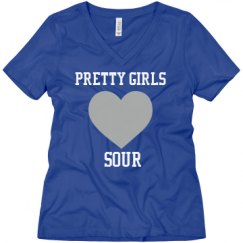 Ladies Relaxed Fit V-Neck Tee