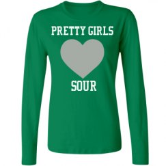 Ladies Relaxed Fit Basic Long Sleeve Tee