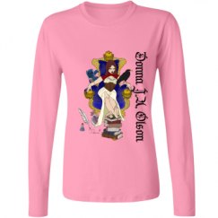 Ladies Relaxed Fit Basic Long Sleeve Tee