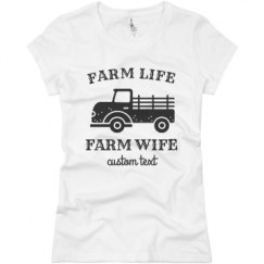 Ladies Slim Fit Basic Promo Jersey Tee