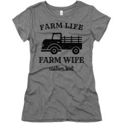 Ladies Slim Fit Super Soft Triblend Tee