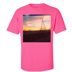 Unisex Ultra Cotton Safety Neon Crewneck Tee