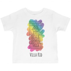 Toddler Villa Kid Rainbow Paint Logo Tee