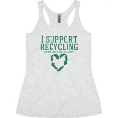 Ladies Slim Fit Super Soft Racerback Triblend Tank