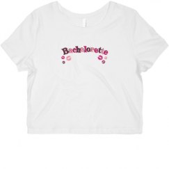 Ladies Slim Fit Crop Top Tee