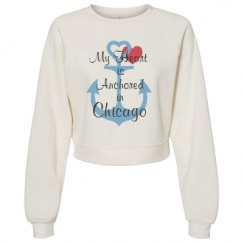 Women's Raglan Pullover Fleece