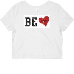 Ladies Slim Fit Crop Top Tee