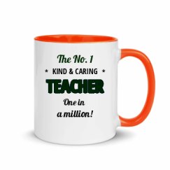 11oz Ceramic Mug with Color Inside