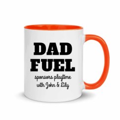 11oz Ceramic Mug with Color Inside